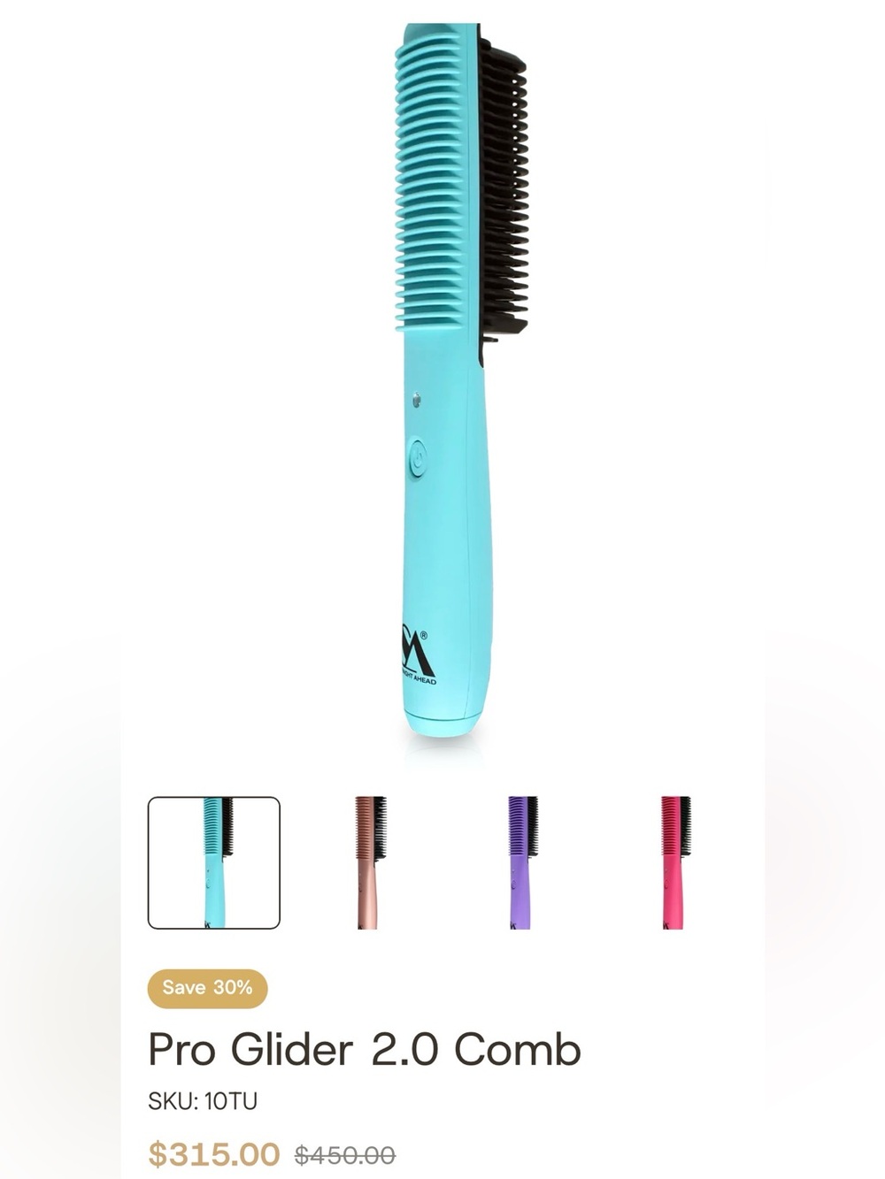 Pro Glider 2.0 Comb - Turquoise by